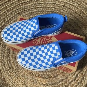 Blue kids vans